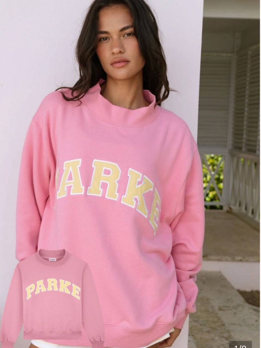 NIB Parke Summerland Starburst Mockneck Size L/XL